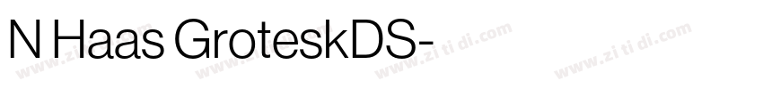 N Haas GroteskDS字体转换 N Haas GroteskDS字体转换